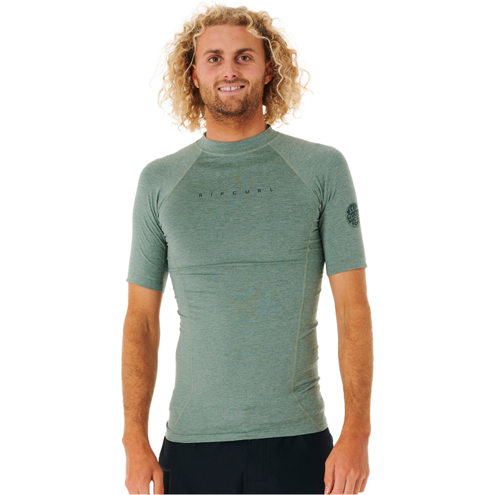 2023 Rip Curl Mens Dawn Patrol Performance Short Sleeve Rash Vest